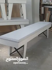  6 طاولات وسط خشب 18م او ادهان  مقاسات كبيره مع امكنيه تغيير المقاسات اطقم طاولات مع ديكور شاشه