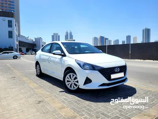  1 HYUNDAI ACCENT MODEL 2021 SINGLE OWNER ZERO ACCIDENT FULL COVER INSURANCE AGENCY MAINTAINED CAR