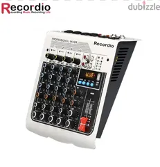  2 Affordable Audio Mixer Bluetooth USB Sound Mixing Console Amplifier