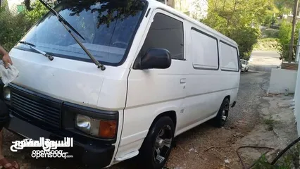  1 نيسان اورفان للبيع بحاله جيدة موديل1995بسعر طري ولشرا مارح اقصر معو