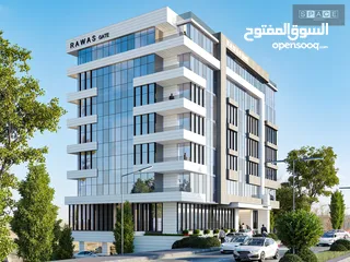  2 تملك مكتب بالطابق الرابع مع إطلالة شمالية شرقية بانورامية في Rawas Gate