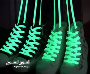  9 رباط حذاء يتوهج في الظلام _Glow in the dark shoelaces