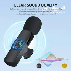  4 ميكرفون موبايل لاسلكي تايب سي  عرض خاص لفترة محدودة   Wireless Microphone For Phones Type C