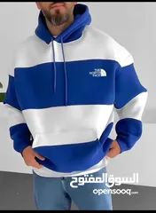  3 سويت شيرت The north face اوڤر سايز شتوي