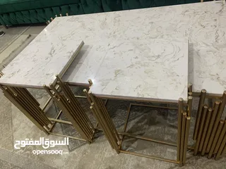  4 طقم كنب استعمال سنه  إسفنج البغلي  130 كامل طاوله رخام كبيره مع 2 طاوله صغار 60 دينار جديده