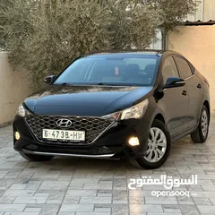  1 هونداي اكسنت ترخيص 2022 جير اتماتيك ماطور 1600 بنزين