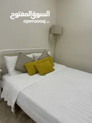  1 Bed & mattress, white, 180x200 cm
