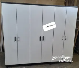  2 خزائن ملابس خشب لامنيت 18م الون متعددة تفصيل حسب الطلب