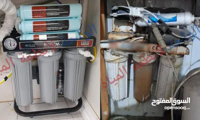  4 فلاتر ماء وقطع فلاتر