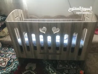  3 سرير أطفال مستعمل استعمال بسيط