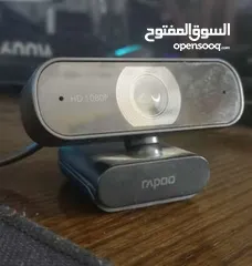  1 كاميرا كمبيوتر pc HD 1080p للبيع مستعملة  شهرين استعمال خفيف