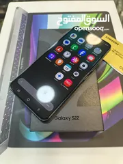  12 Samsung S22 5G وارد الوكيل الرسمي BMS 256 GB  عربي اصلي كاامل