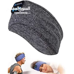  3 سماعات النوم اللاسلكية (على شكل بندانة)-  - لون سكني Bluetooth Sleep Headphone