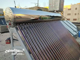  4 سخان شمسي ستانلس ستيل من الداخل والخارج ضد الصدأ