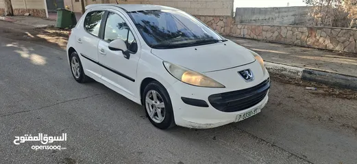  10 بيجو 207موديل 2009_اتومتيك _ماتور 1600-بنزين اصل برايفت _فحص الف صلاة النبي نظيفة من الاخر