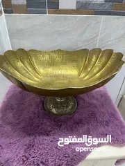  2 جاط فواكه نحاس حجم كبير
