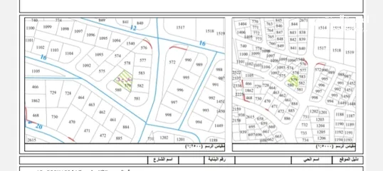  9 قطعه أرض منطقه البيضاء حي العبوس