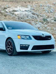  13 سكودا اوكتافيا 2016 لون ابيض - نابلس