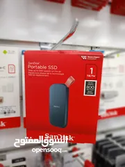  2 SanDisk Portable SSD 1TB