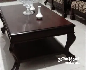  4 طاولات لغرف الضيوف خشب زان