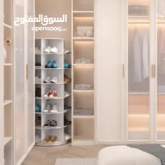  7 خزانة الاحذية الدوارة الترند