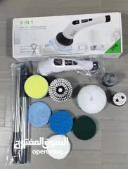  1 فرشاة التنظيف الكهربائية 9 في 1 – ثورة في عالم التنظيف!