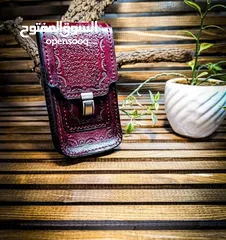  3 حقيبة نسائية من الجلد الطبيعي