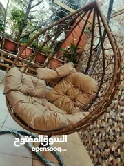  27 افضل انواع المراجيح الثلاثية ومراجيح عش البلبل الحجم الجامبو واطقم الراتان  نخب اول ومكفوووووووول