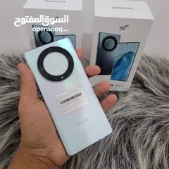 6 مستعمل بالكرتونة Honer X9a 5G جيجا  256 أغراضة والكرتونه الأصلية متوفر توصيل
