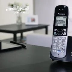  3 تلفون ارضي لاسلكي panasonic باناسونيك