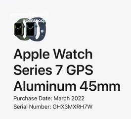  2 ‏Apple Watch Series 7 GPS Aluminum 45mm