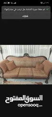  9 طقم كنب  خشب زان مكون من 7مقاعد  نظيف جدا بسعر مناسب