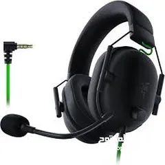  1 Razer BlackShark V2 X Wired Gaming Headset متوفر اسود وابيض واخضر