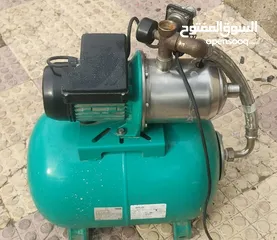  1 مضخة الماء من شركة ويلو الالمانية خرسا ستينلس اوتوماتيك