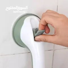  2 مقبض يد مساعد للحمام مقبض يد للحمايه يثبت بدون حفر و سهل النقل و التركيب حماله مساعده للحركه والثبات