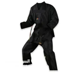  1 بدلة تايكوندو للتدريب -لون اسود  قياس 160 - 180 سم