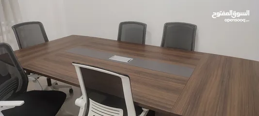  4 office table and chairs