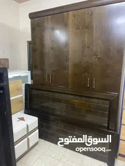  2 غرفة نوم 4 بواب خشب زان بحالة ممتازة