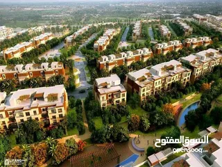  4 شقة دور ارضي 130م بجاردن 220م للبيع في كمبوند سراي Sarai المستقبل سيتي القاهرة الجديدة شركة MNHD