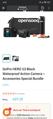  6 gopro hero 13 NEW - احدث إصدار بسعر منافس بطاريتين انديورو