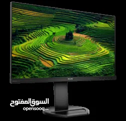  2 شاشة Philips Brilliance 241B مع قاعده متحركة 360 درجة للبيع في الخليل
