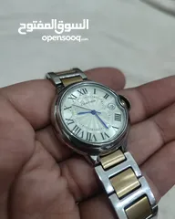  2 ساعة كارتير نسائيه لون ذهبي