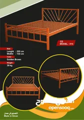  3 سرير حديد 200 في 180 مع الدوشق صناعه عماني