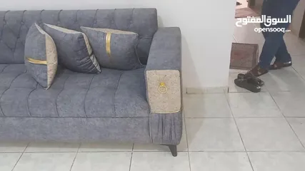  7 طقم كنب جديد بحالة الوكالة لم يستعمل ابدا