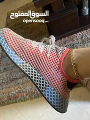  2 fishnet adidas shoes