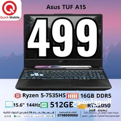  1 ASUS VIVOBOOK RYZEN 5 7TH  لابتوب اسوس رايزن 5 جيل7