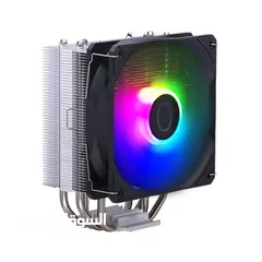  2 مبرد هوائي احترافي ملون للمعالجات DARKFLASH G400 RGB CPU COOLER FOR INTEL LGA1700 - AMD AM4