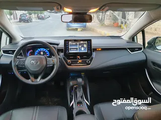  18 تويوتا كورولا 2022 XLE فحص كامل فل كامل جلد تدفئة شاحن وايرلس كراسي كهروباء ياباني بطارية ليثيوم