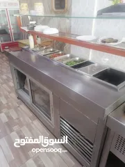  5 عدة مطعم فلافل كامل للبيع .
