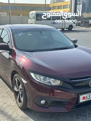  4 Honda civic 2019 LX  GCC SPECS for sale